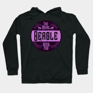 Regal Beagle Purple Vintage Hoodie